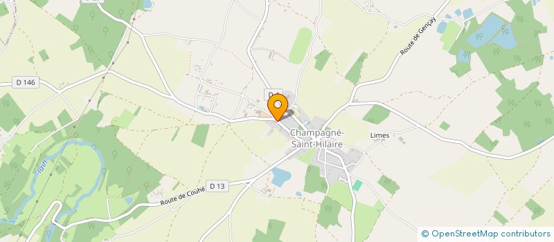 localisation de l'entreprise MADAME LEILA DJEDOUI  POITIERS