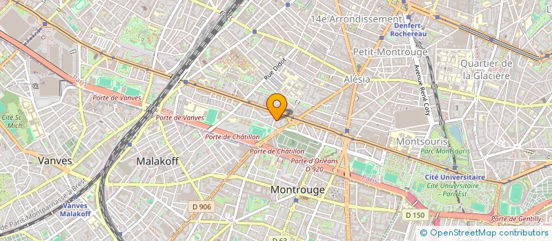 localisation de l'entreprise MADAME LEILA DOUGA  PARIS