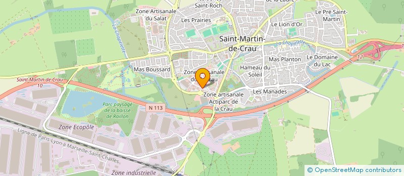 localisation de l'entreprise MADAME LEILA DUCHENE à SAINT-MARTIN-DE-CRAU