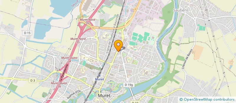 localisation de l'entreprise MADAME LEILA EL ASSAL  MURET