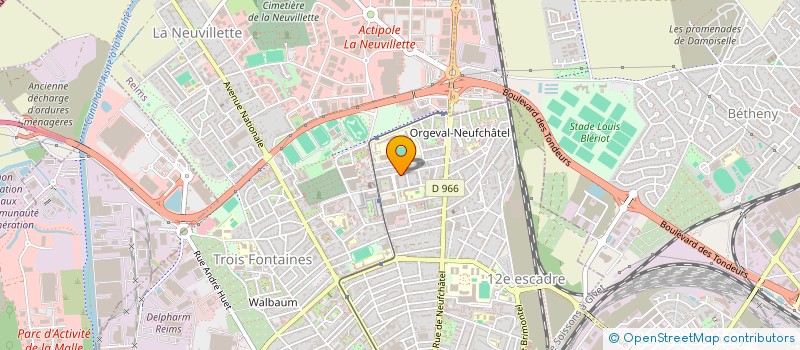 localisation de l'entreprise MADAME LEILA EL JARSSI  REIMS