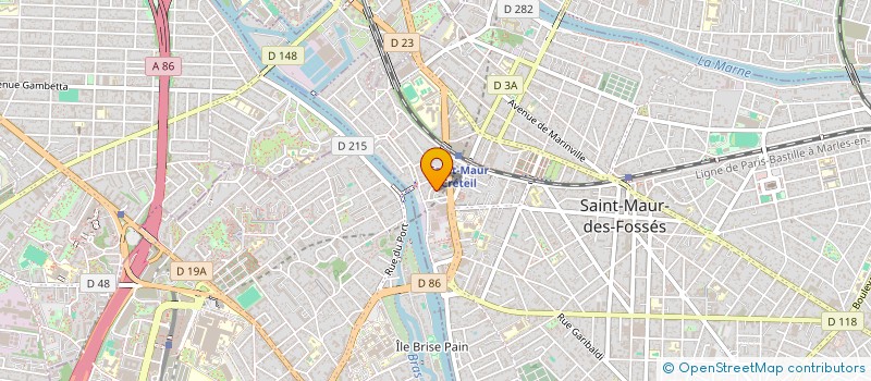 localisation de l'entreprise MADAME LEILA ELQADI à SAINT-MAUR-DES-FOSSES