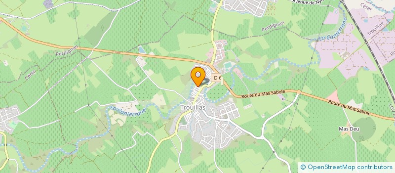 localisation de l'entreprise MADAME LEILA FERREIRA DA COSTA  TROUILLAS