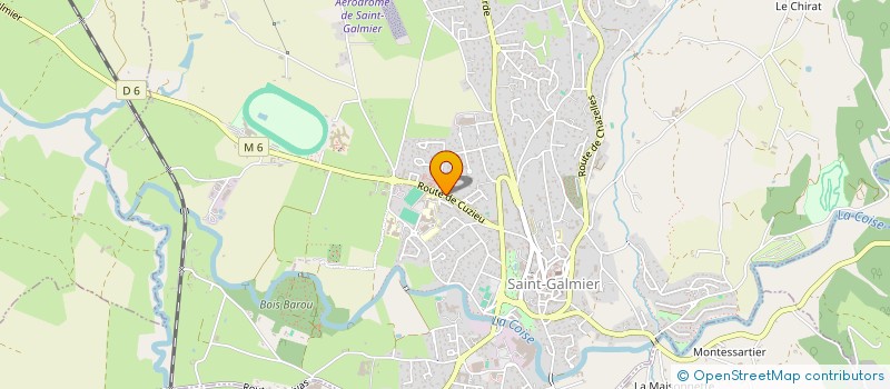 localisation de l'entreprise MADAME LEILA FONTAINE  SAINT-GALMIER