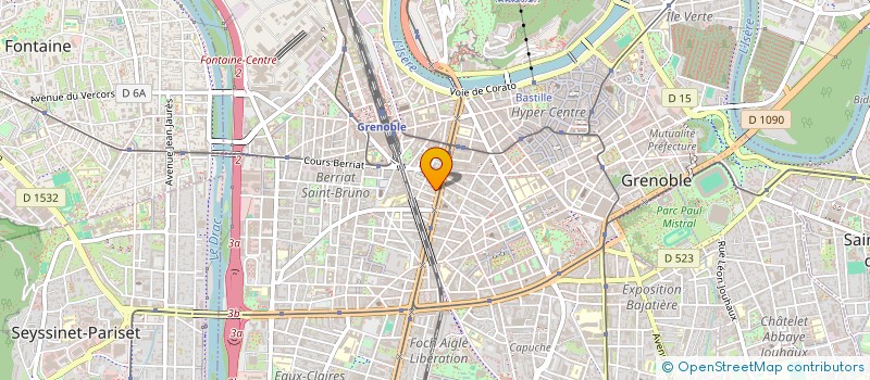 localisation de l'entreprise MADAME LEILA GANDELLI à GRENOBLE