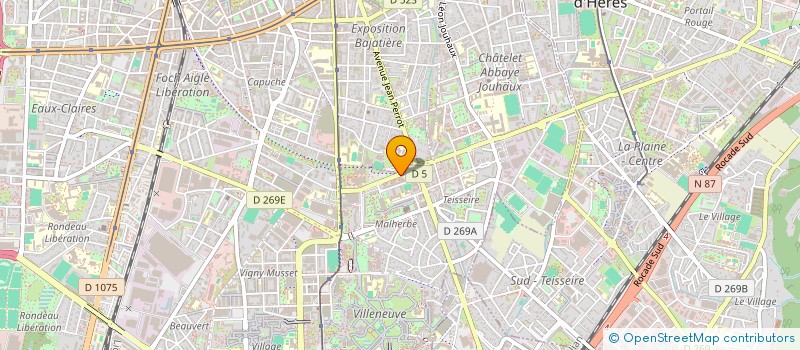 localisation de l'entreprise MADAME LEILA GARCIA  GRENOBLE