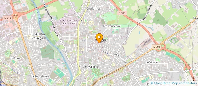 localisation de l'entreprise MADAME LEILA GAUTRY  COULAINES