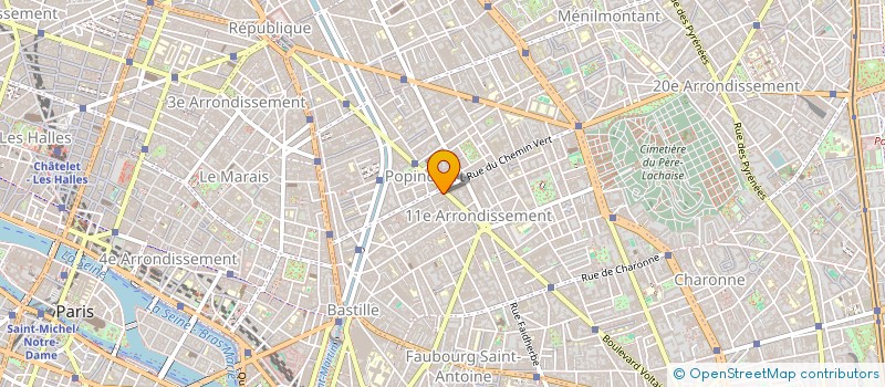 localisation de l'entreprise MADAME LEILA GHARNOUTI  PARIS