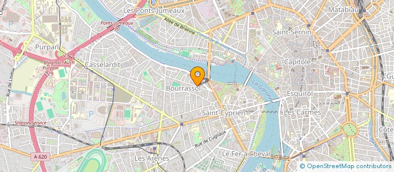 localisation de l'entreprise MADAME LEILA GREEN à TOULOUSE