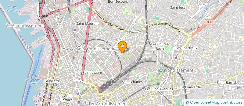 localisation de l'entreprise MADAME LEILA GRIM à MARSEILLE