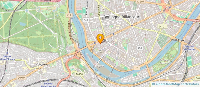 localisation de l'entreprise MADAME LEILA GUERIN  BOULOGNE-BILLANCOURT