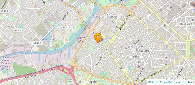 localisation de l'entreprise MADAME LEILA HAMIDAT à LILLE