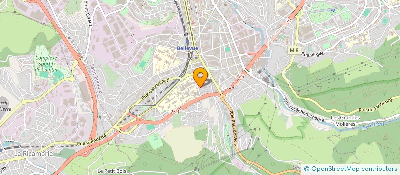 localisation de l'entreprise MADAME LEILA HAMMOUCHE  SAINT-ETIENNE