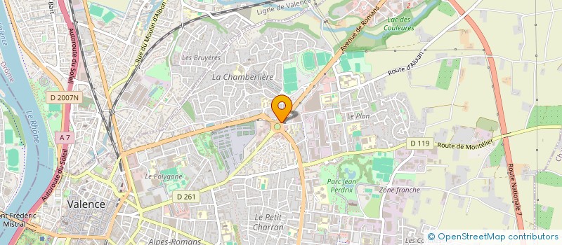 localisation de l'entreprise MADAME LEILA HARZI à VALENCE