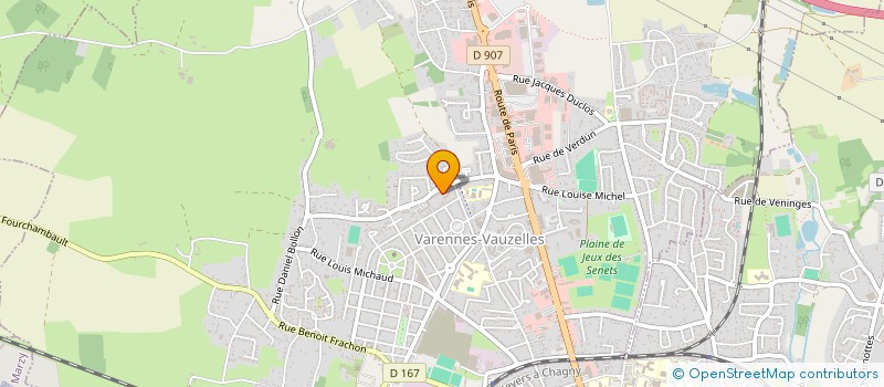 localisation de l'entreprise MADAME LEILA HICHRI  VARENNES-VAUZELLES