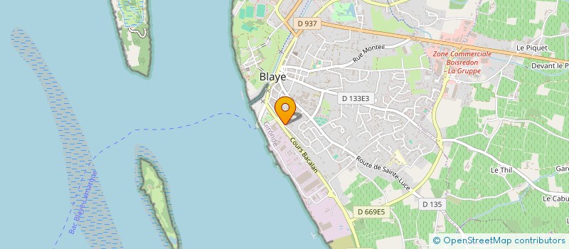 localisation de l'entreprise MADAME LEILA KALLOUCH à BLAYE