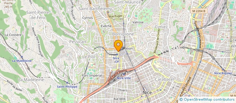 localisation de l'entreprise MADAME LEILA KARBICHE à NICE