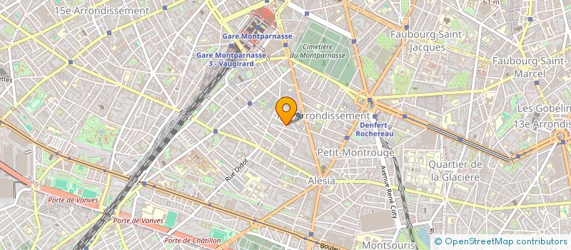 localisation de l'entreprise MADAME LEILA KEDDAM  PARIS