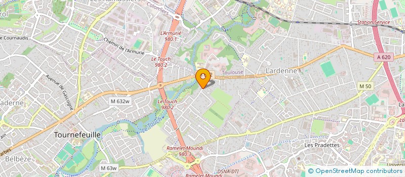 localisation de l'entreprise MADAME LEILA KICHOUHI à TOURNEFEUILLE