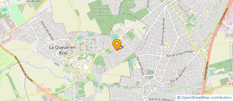 localisation de l'entreprise MADAME LEILA KONE  LA QUEUE-EN-BRIE