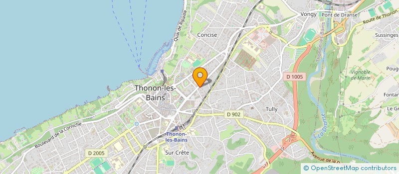localisation de l'entreprise MADAME LEILA KORO à THONON-LES-BAINS