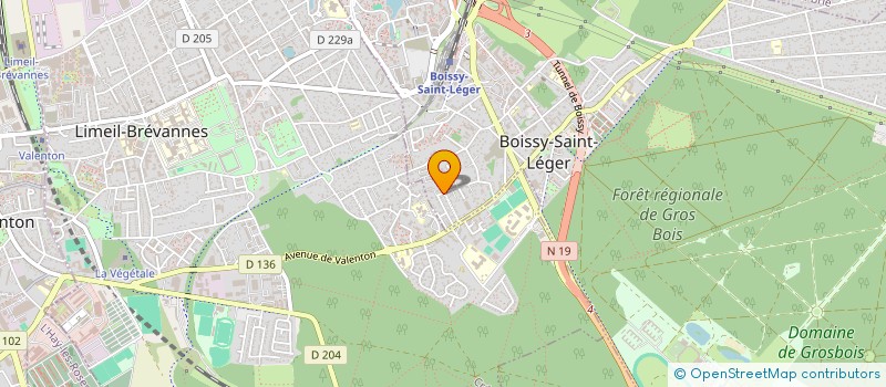localisation de l'entreprise MADAME LEILA LACHGUER à BOISSY-SAINT-LEGER