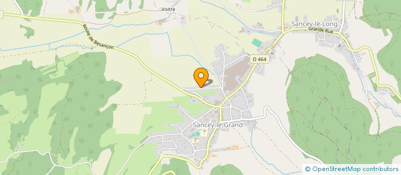 localisation de l'entreprise MADAME LEILA LAHCINI  SANCEY