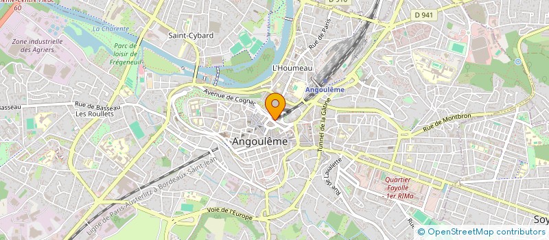 localisation de l'entreprise MADAME LEILA LARRODE à ANGOULEME