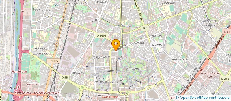 localisation de l'entreprise MADAME LEILA LASSOUANI  GRENOBLE