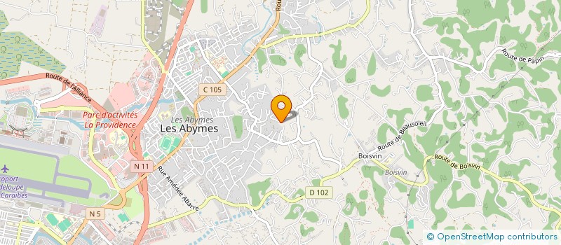 localisation de l'entreprise MADAME LEILA LEGUIER à LES ABYMES