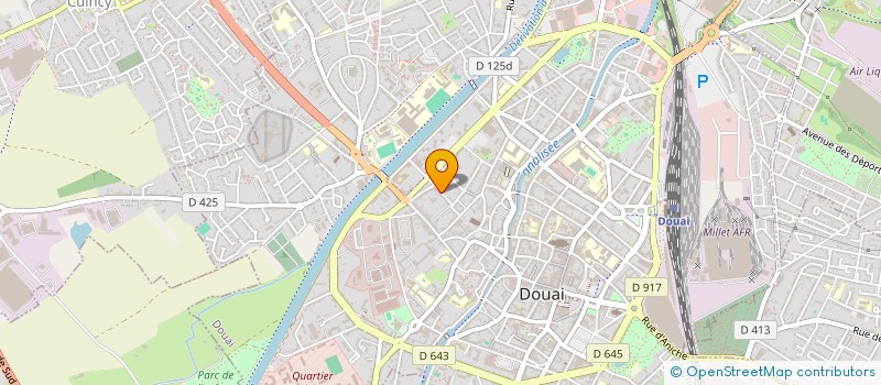 localisation de l'entreprise MADAME LEILA LHBAL à DOUAI