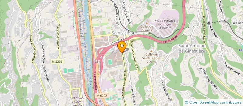 localisation de l'entreprise MADAME LEILA LORAIN  NICE