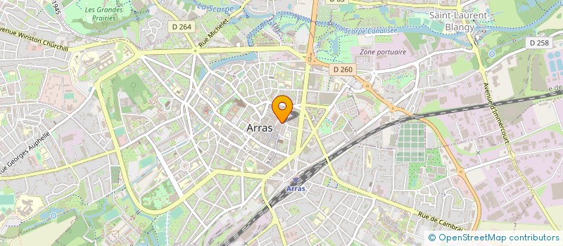 localisation de l'entreprise MADAME LEILA MAHREZ à ARRAS