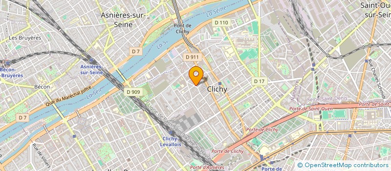 localisation de l'entreprise MADAME LEILA MAIZA à CLICHY