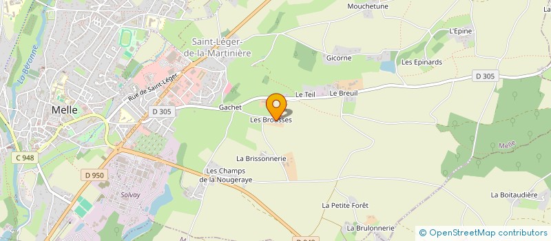 localisation de l'entreprise MADAME LEILA MARIE MIGAULT  MELLE