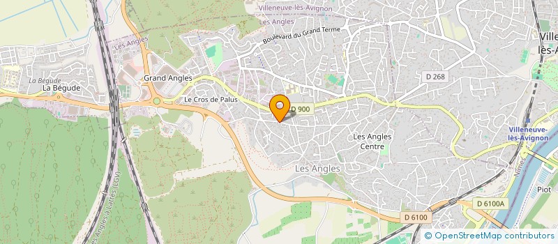 localisation de l'entreprise MADAME LEILA MARINI  LES ANGLES