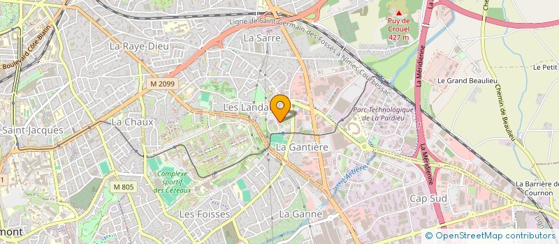 localisation de l'entreprise MADAME LEILA MENNI MAZOUZI  CLERMONT-FERRAND