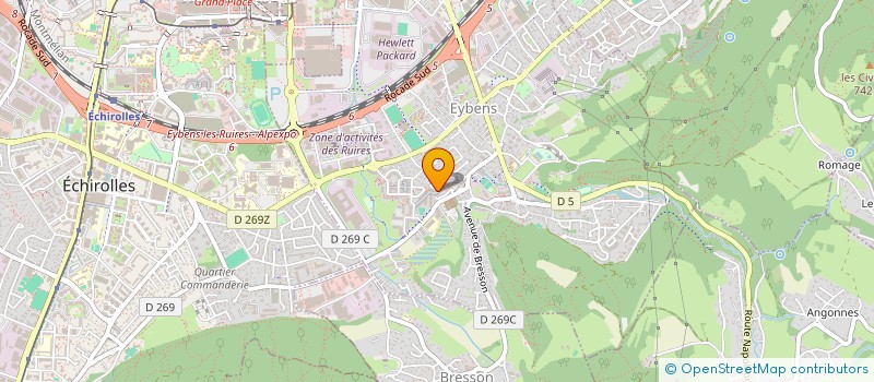 localisation de l'entreprise MADAME LEILA MERDJAOUI  EYBENS