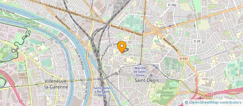 localisation de l'entreprise MADAME LEILA MESBAH à SAINT-DENIS