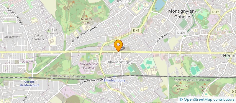 localisation de l'entreprise MADAME LEILA METEKALERD à BILLY-MONTIGNY