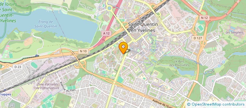 localisation de l'entreprise MADAME LEILA MOHAMED-BENATIA  MONTIGNY-LE-BRETONNEUX