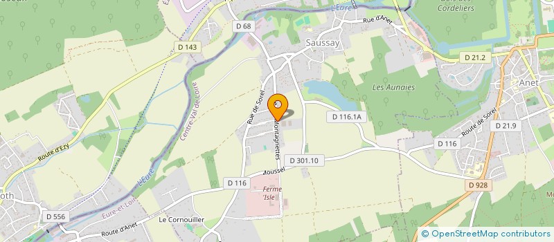localisation de l'entreprise MADAME LEILA MOKKEDEM à SAUSSAY
