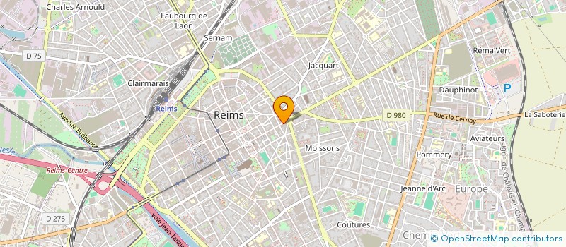localisation de l'entreprise MADAME LEILA MOUHIBEDINE  REIMS