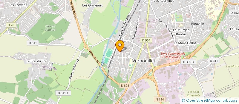 localisation de l'entreprise MADAME LEILA MOURAJID à VERNOUILLET
