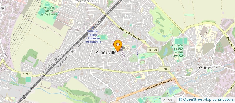 localisation de l'entreprise MADAME LEILA MOUSSAID  ARNOUVILLE