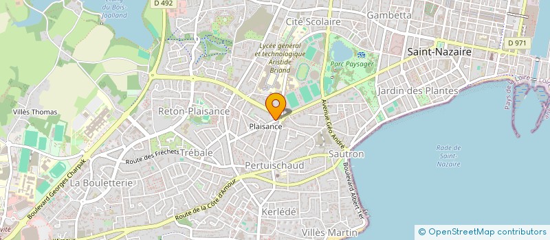 localisation de l'entreprise MADAME LEILA MULLOT  SAINT-NAZAIRE