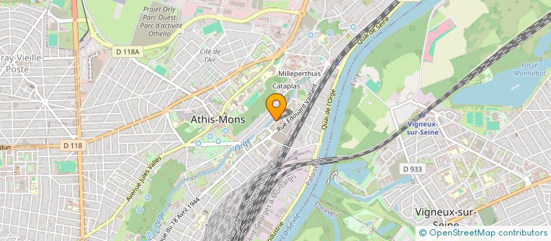 localisation de l'entreprise MADAME LEILA MUSKUD  ATHIS-MONS