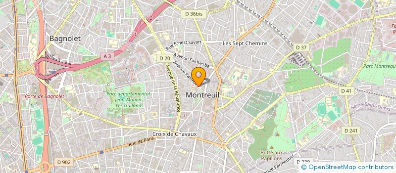localisation de l'entreprise MADAME LEILA NAJAH à MONTREUIL