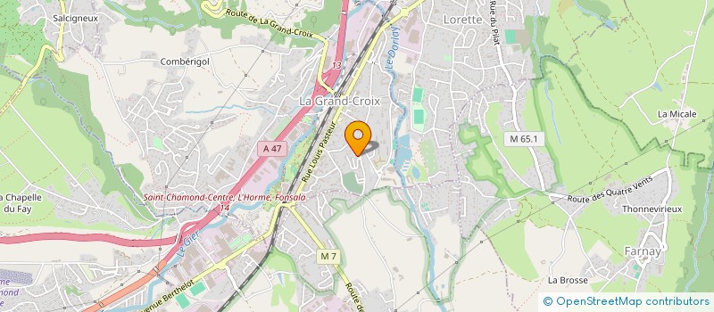 localisation de l'entreprise MADAME LEILA NEGUEZ  LA GRAND-CROIX