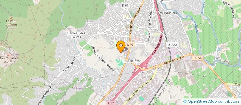 localisation de l'entreprise MADAME LEILA NOUANIA  LA FARLEDE